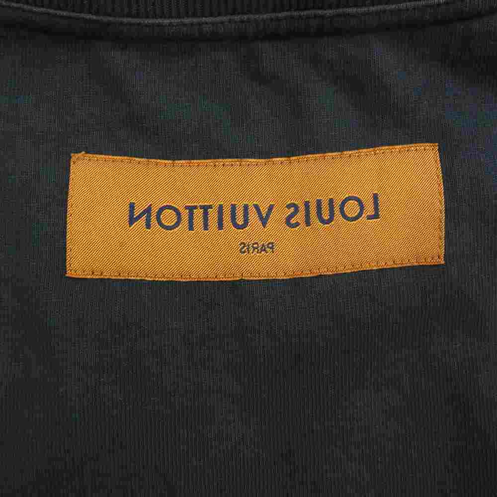 LOUIS VUITTON ルイ・ヴィトン 21AW RM212Q JYN HIY47W 国内正規品 インサイドアウトクルーネック Tシャツ ブラック系 L【中古】