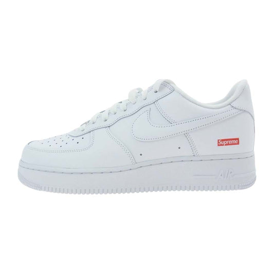 Supreme シュプリーム CU9225-100 × NIKE ナイキ AIR FORCE 1 LOW エア フォース 1 ロー スニーカー ホワイト系 27.5cm【新古品】【未使用】【中古】