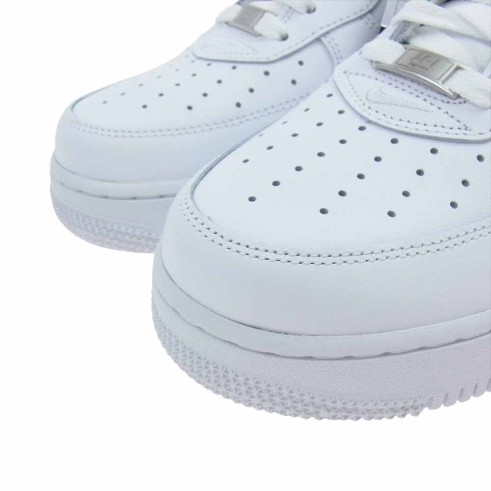 Supreme シュプリーム CU9225-100 × NIKE ナイキ AIR FORCE 1 LOW エア フォース 1 ロー スニーカー ホワイト系 27.5cm【新古品】【未使用】【中古】
