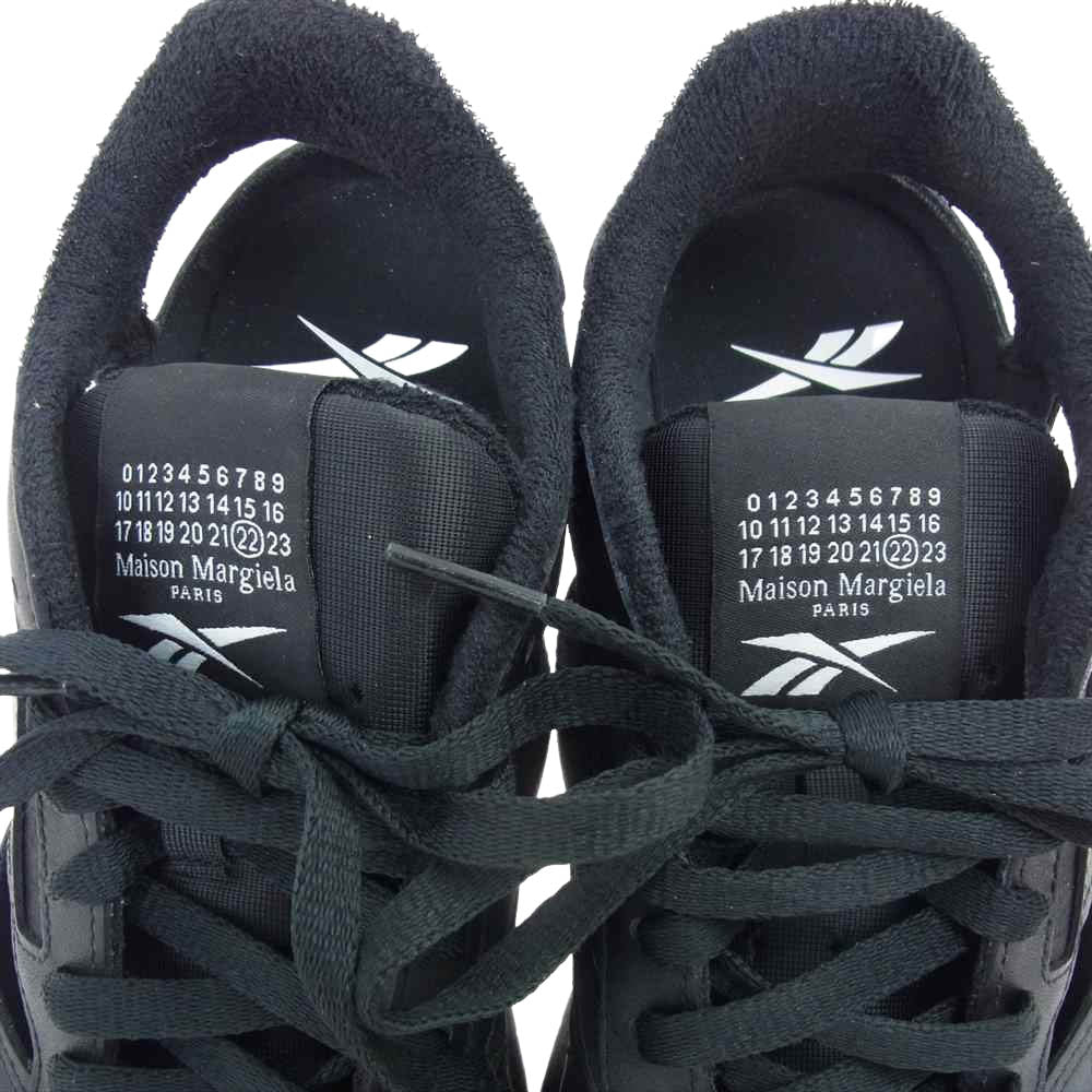 Reebok リーボック Maison Margiela S57WS0429 メゾンマルジェラ クラシックレザー 足袋 スニーカー ブラック系 26.5【極上美品】【中古】