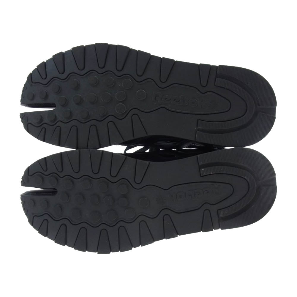 Reebok リーボック Maison Margiela S57WS0429 メゾンマルジェラ クラシックレザー 足袋 スニーカー ブラック系 26.5【極上美品】【中古】