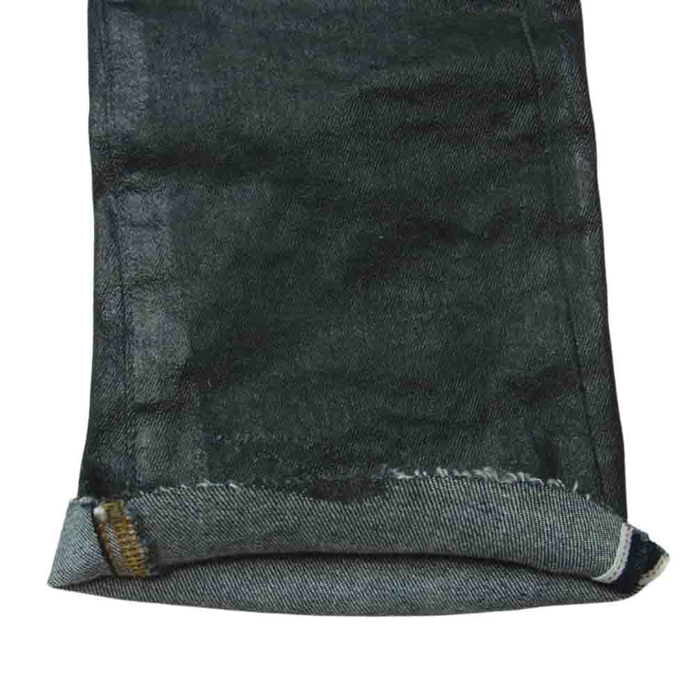 フーウォントイット Black gloss long Lengs ブラックグロス ロング レングス カスタム デニム パンツ ブラック系 31【中古】