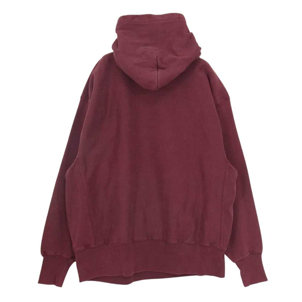 Champion チャンピオン メキシコ製 MINESOTA カレッジプリント リバースウィーブ プルオーバー パーカー ワインレッド系 XL【中古】