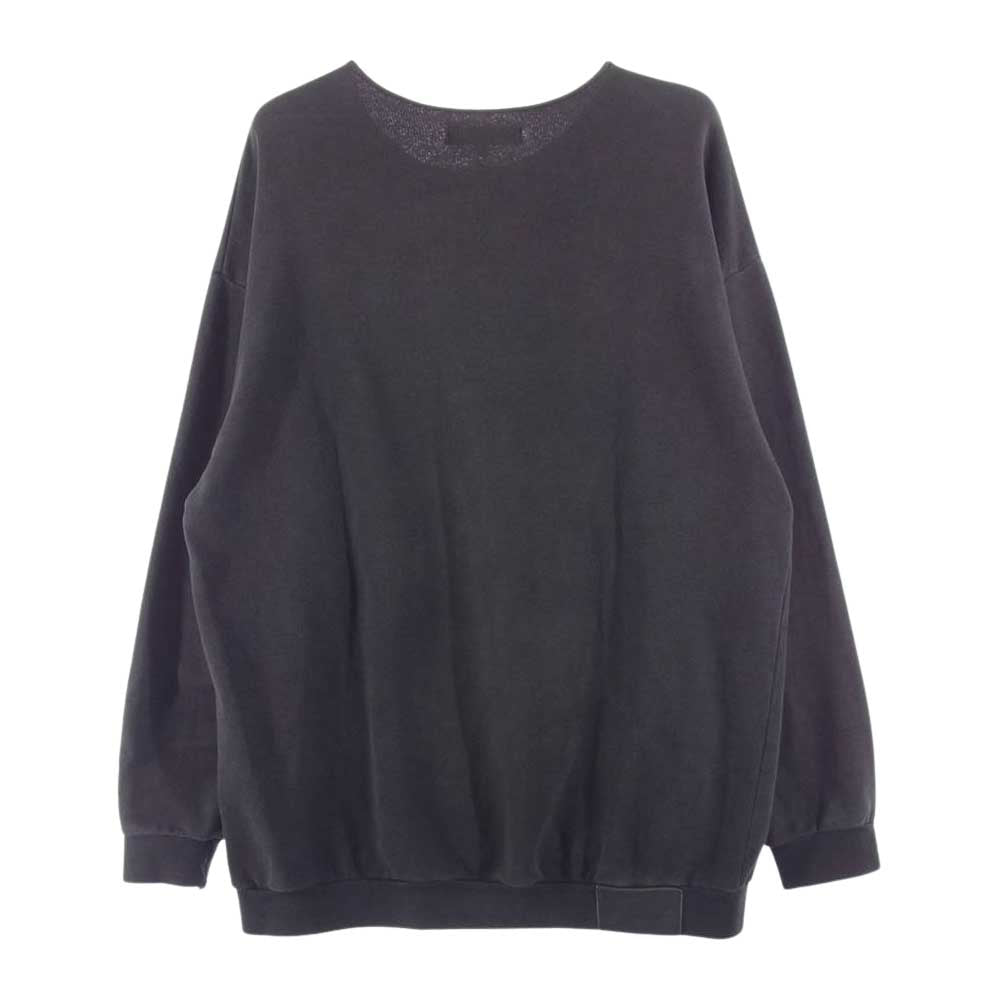 RAF SIMONS ラフシモンズ 国内正規品 消費者期 ARCHIVE アーカイブ 訳アリ カスタム品 CONSUMED オーバーサイズ スウェット トレーナー ブラック系 46【中古】