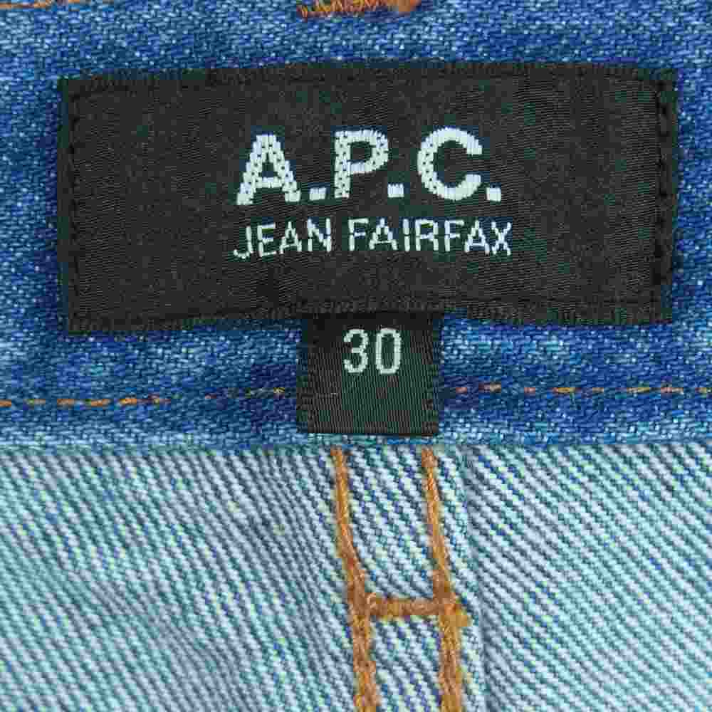 A.P.C. アーペーセー 4114423 ストレート デニム パンツ コットン 中国