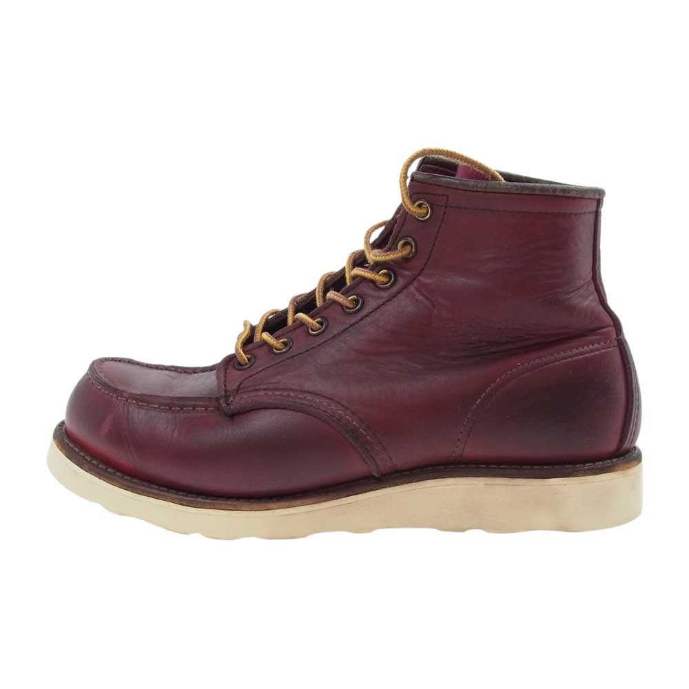 RED WING レッドウィング 875 2009年製 アイリッシュ セッター モックトゥ ブーツ ワインレッド系 8E【中古】