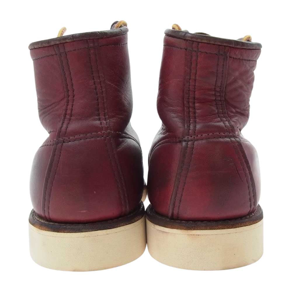 RED WING レッドウィング 875 2009年製 アイリッシュ セッター モックトゥ ブーツ ワインレッド系 8E【中古】