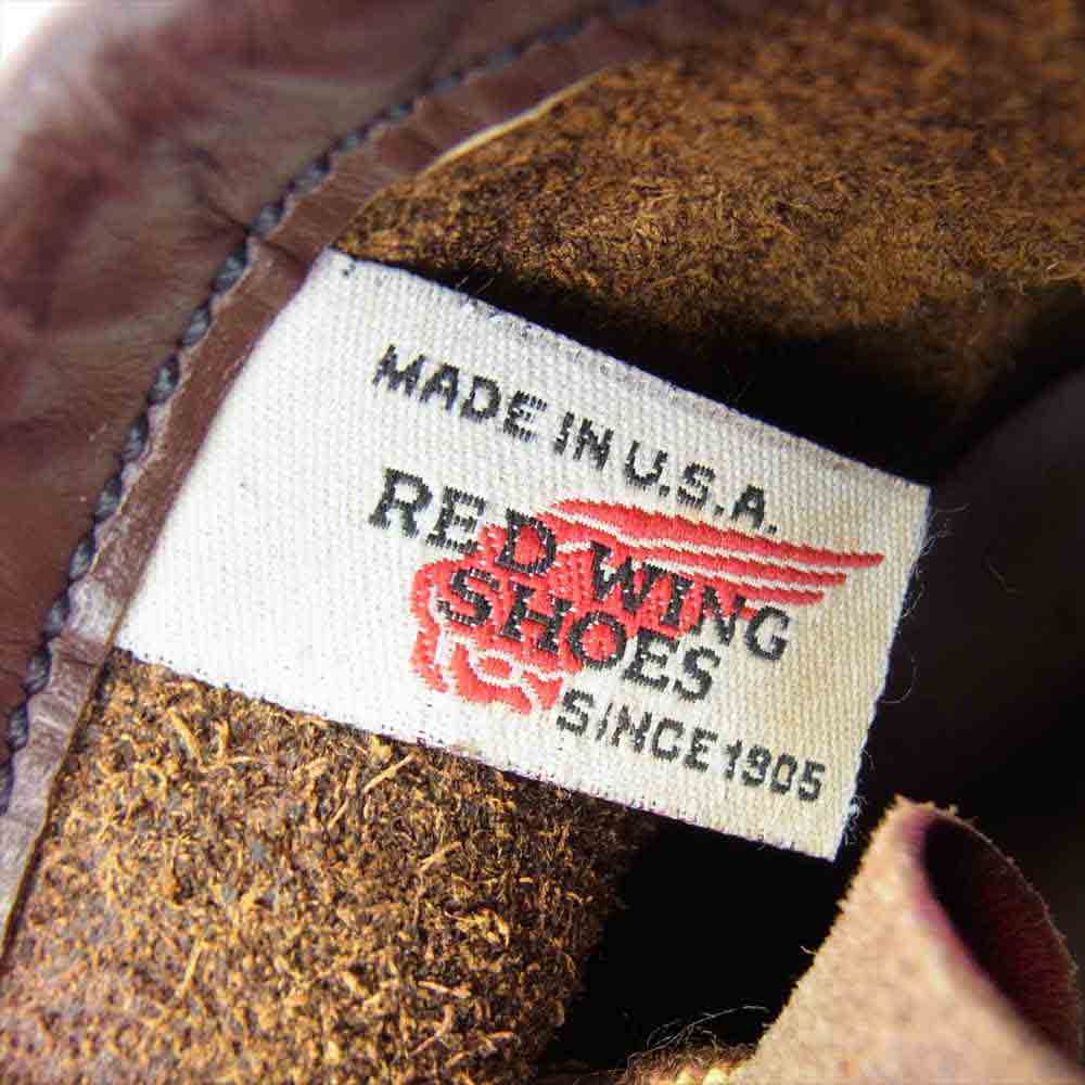 RED WING レッドウィング 875 2009年製 アイリッシュ セッター モックトゥ ブーツ ワインレッド系 8E【中古】