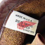 RED WING レッドウィング 875 2009年製 アイリッシュ セッター モックトゥ ブーツ ワインレッド系 8E【中古】