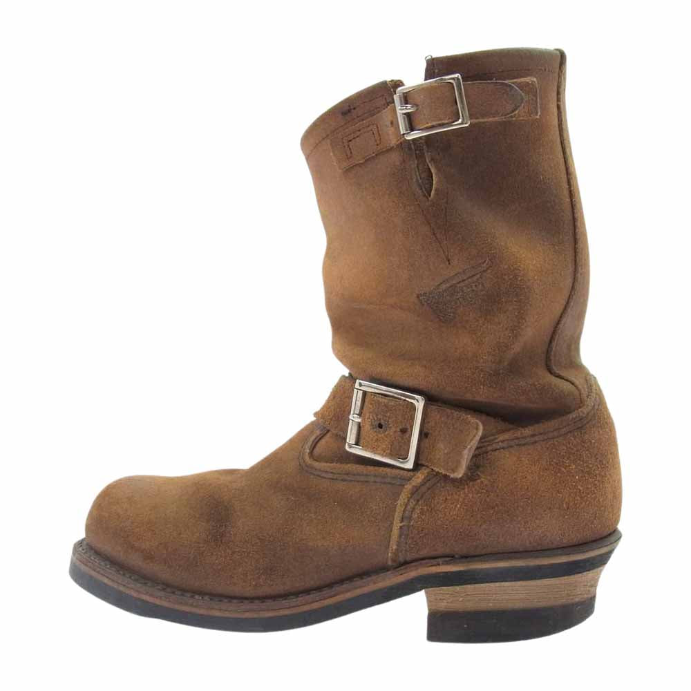 RED WING レッドウィング 8178 suede Engineer Boots スエード エンジニア ブーツ ブラウン系 US71/2【中古】
