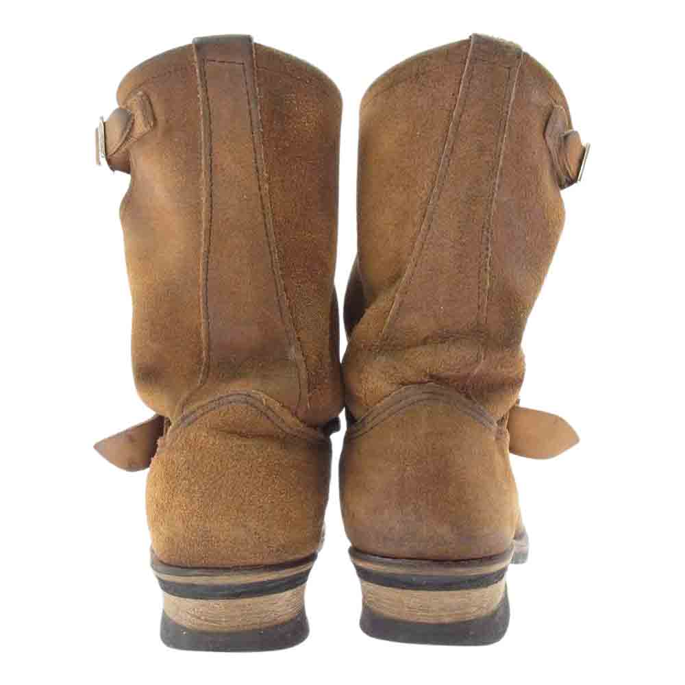RED WING レッドウィング 8178 suede Engineer Boots スエード エンジニア ブーツ ブラウン系 US71/2【中古】
