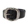 CHROME HEARTS クロムハーツ（原本無） サイズ34 BLT GUNSLINGER 1.5 ガンスリンガー 2ピース バックル レザー ベルト ブラック系【中古】