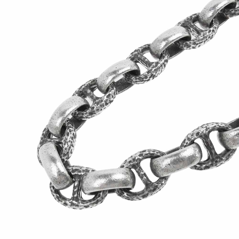 GABOR ガボール ギャランティ付属 スネークキーパー 2ライオン ヘッド アンカーリンク ウォレットチェーン シルバー系【中古】