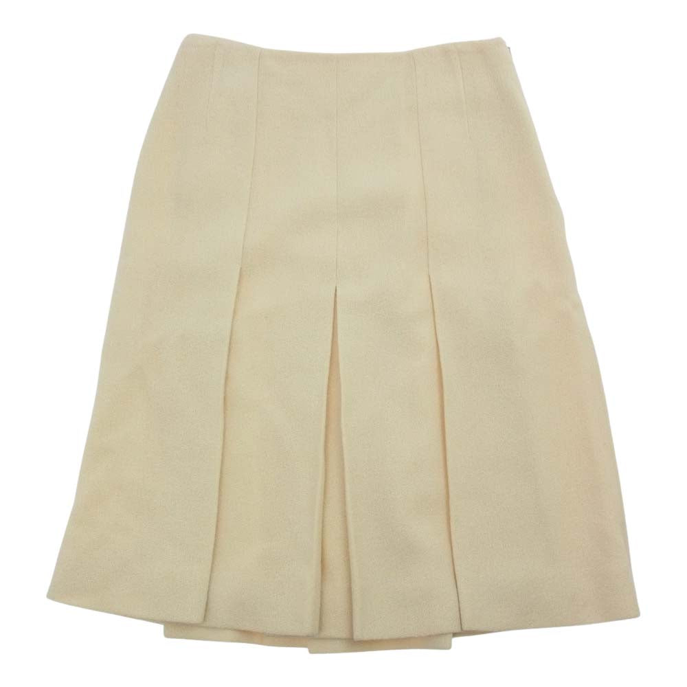 Christian Dior クリスチャンディオール 8H21215A1120　 裏地シルク ウール ジャケット スカート セットアップ ベージュ系 USA2【中古】