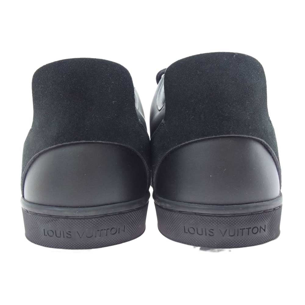 LOUIS VUITTON ルイ・ヴィトン フューズレッジ ライン レザー ローカット スニーカー 7 ブラック系 7【中古】