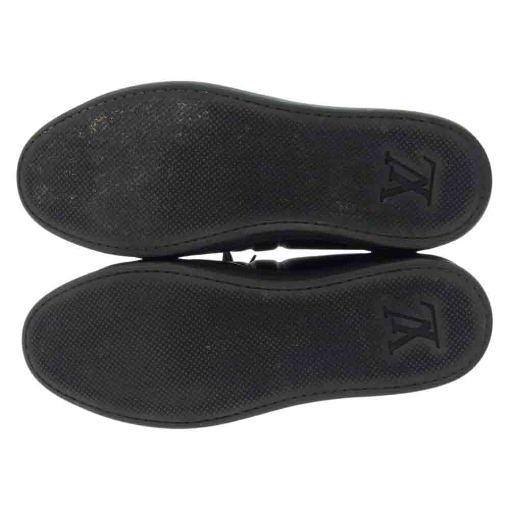 LOUIS VUITTON ルイ・ヴィトン フューズレッジ ライン レザー ローカット スニーカー 7 ブラック系 7【中古】