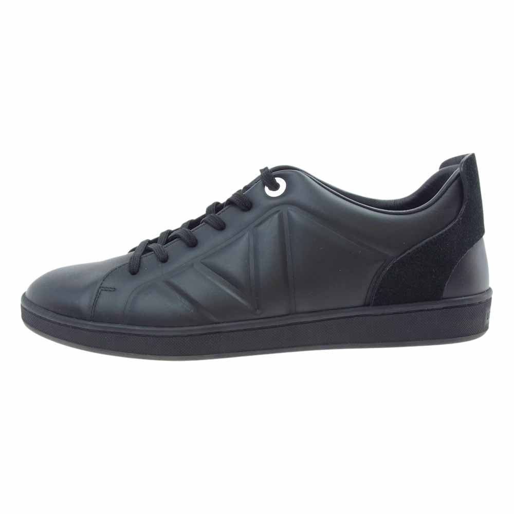 LOUIS VUITTON ルイ・ヴィトン フューズレッジ ライン レザー ローカット スニーカー 8 ブラック系 8【中古】