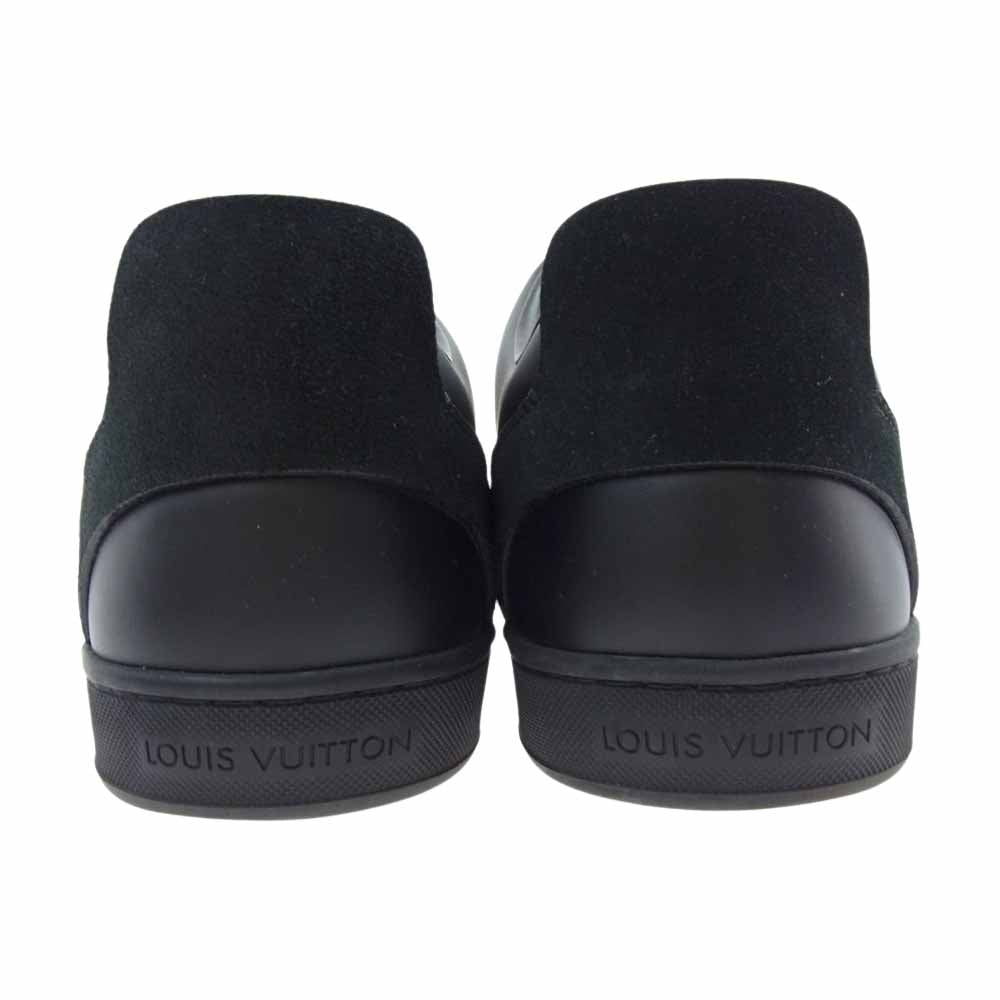 LOUIS VUITTON ルイ・ヴィトン フューズレッジ ライン レザー ローカット スニーカー 8 ブラック系 8【中古】