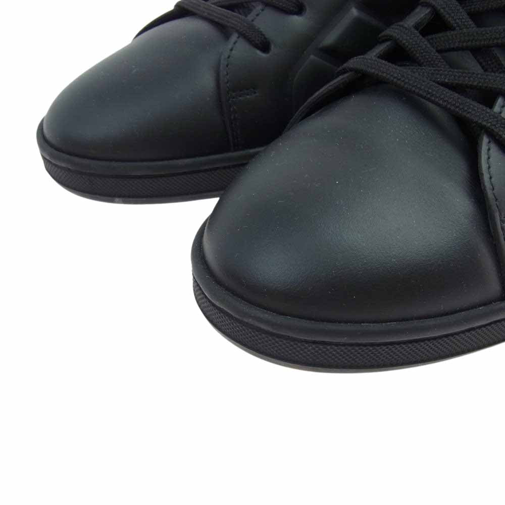 LOUIS VUITTON ルイ・ヴィトン フューズレッジ ライン レザー ローカット スニーカー 8 ブラック系 8【中古】