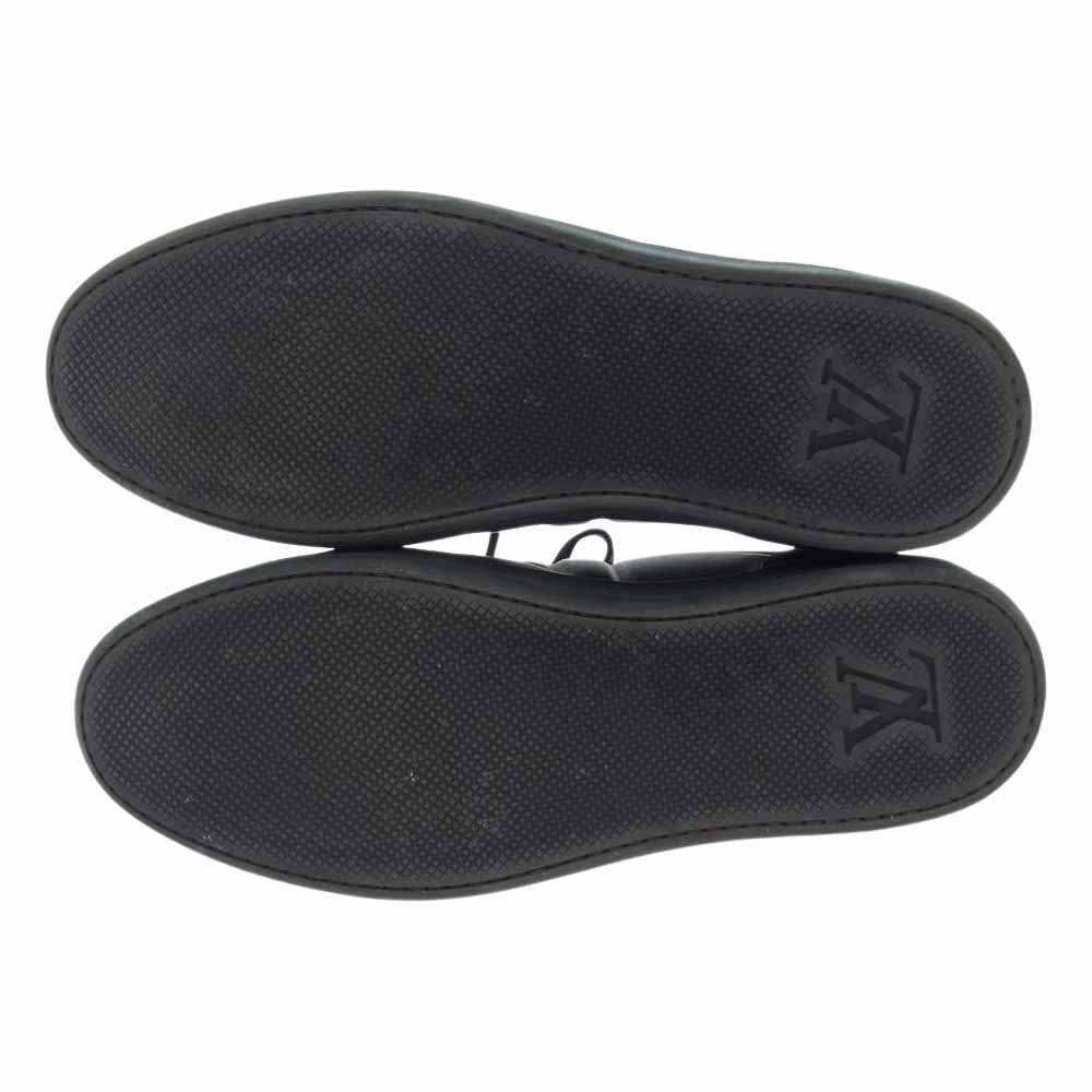 LOUIS VUITTON ルイ・ヴィトン フューズレッジ ライン レザー ローカット スニーカー 8 ブラック系 8【中古】