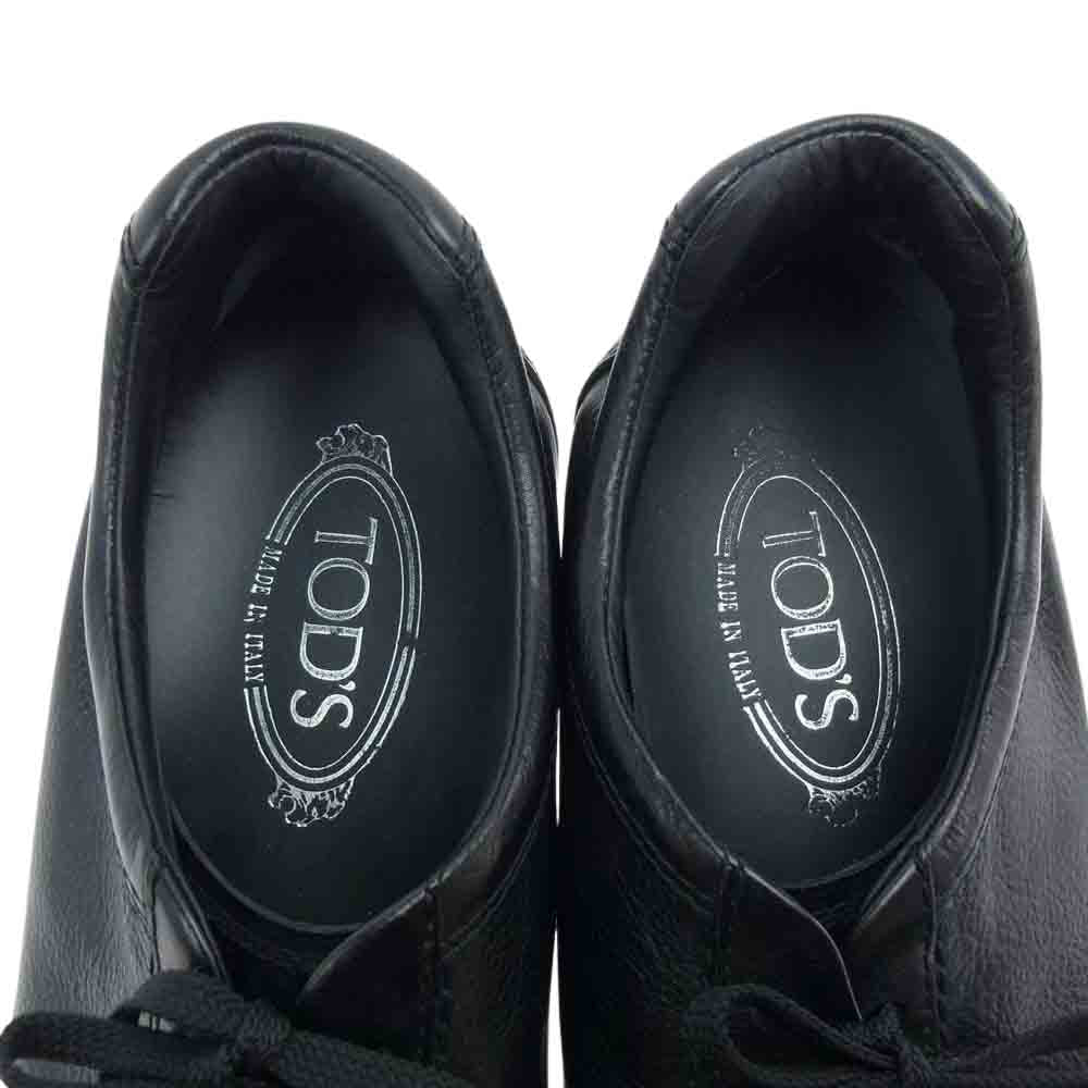 TOD’S トッズ レザー スニーカー ブラック系 8【中古】