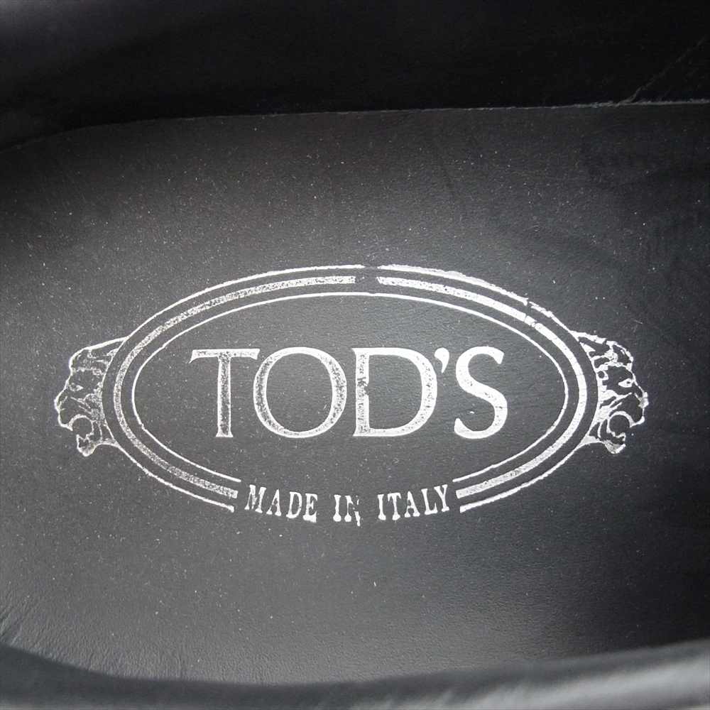 TOD’S トッズ レザー スニーカー ブラック系 8【中古】
