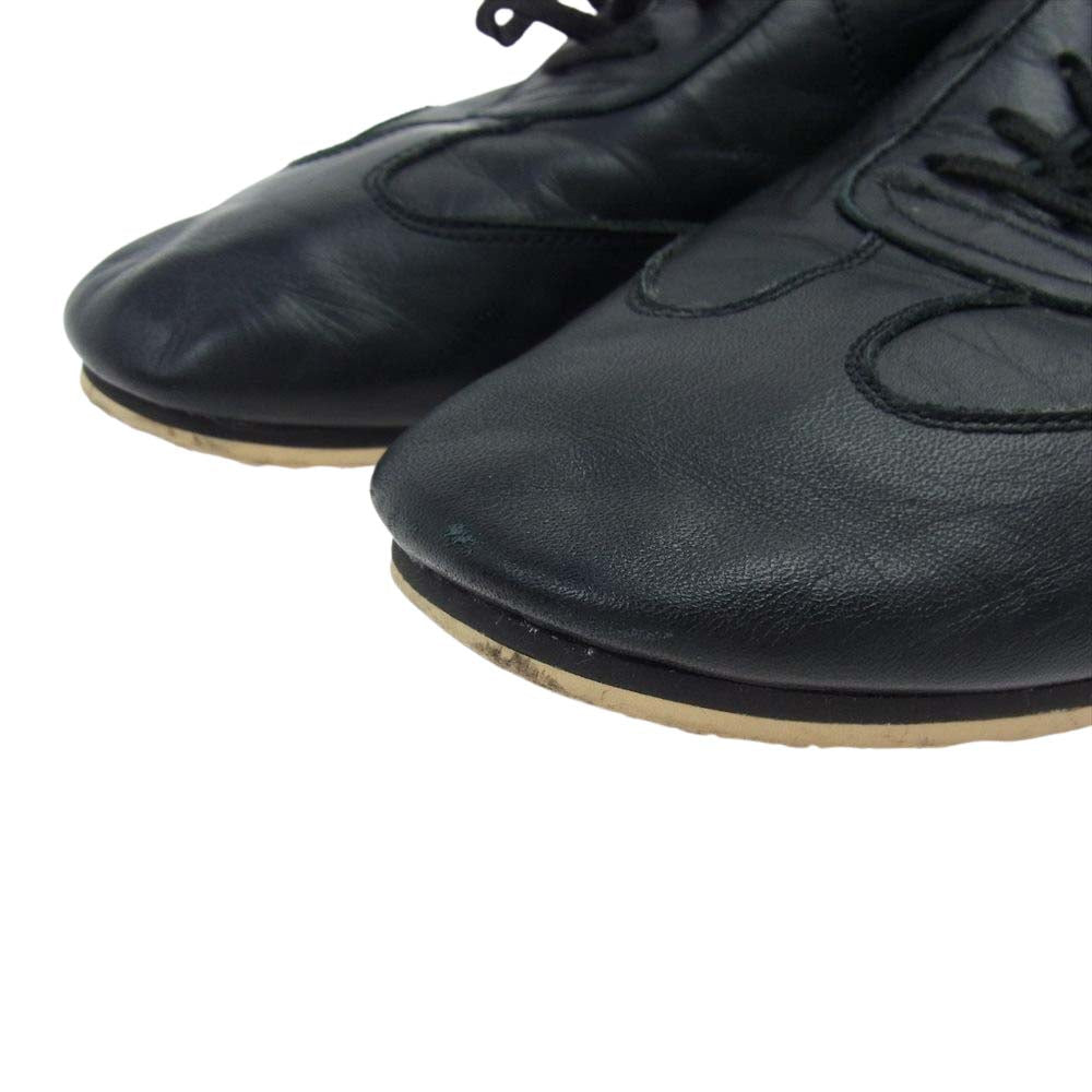 Yohji Yamamoto ヨウジヤマモト Y's for men ワイズフォーメン MY-E03-702 レザー スニーカー ブラック系【中古】