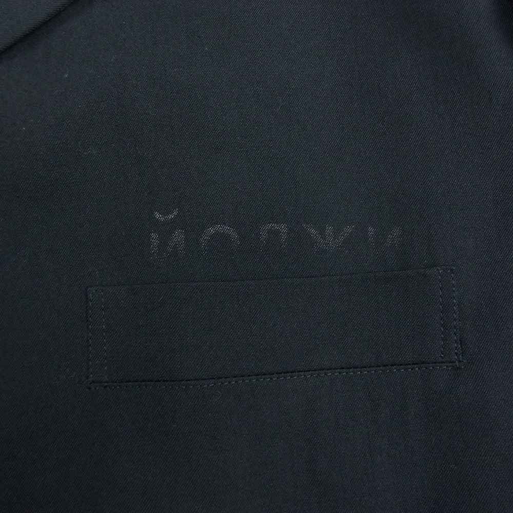 Yohji Yamamoto POUR HOMME ヨウジヤマモトプールオム 10SS HJ-J12-117 アーカイブ 山本耀司 ロシア語抜染 ウール テーラードジャケット ブラック系 4【中古】