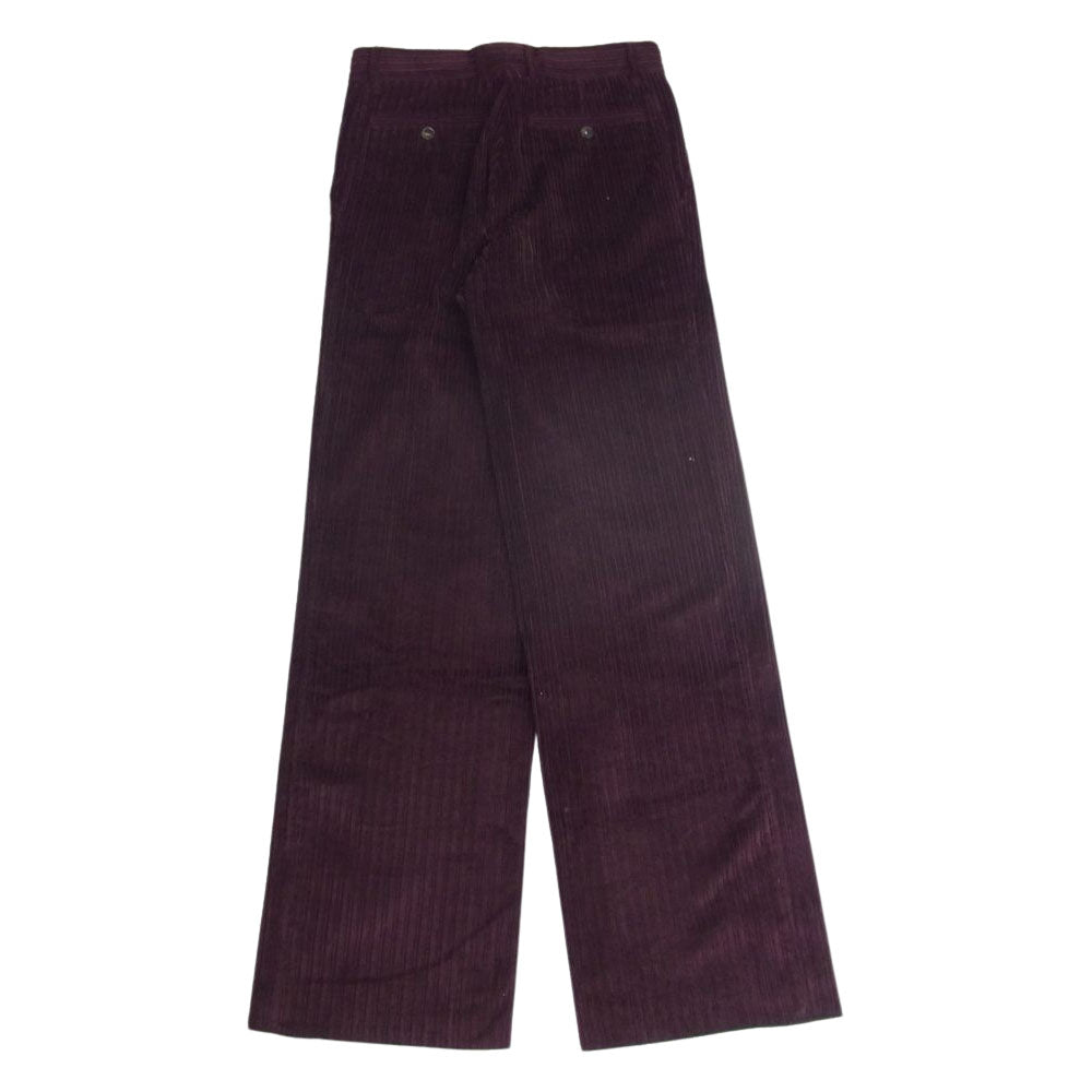 TOD’S トッズ X3W8141429ERCX 国内正規品 太畝 コーデュロイ パンツ ワインレッド系【中古】