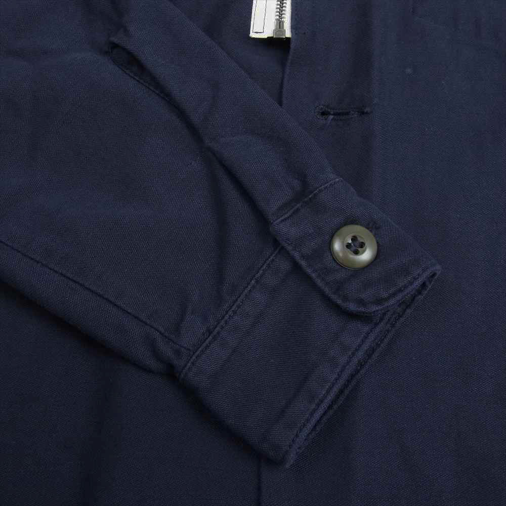 トランスファレンス Shirt Jacket 再構築 古着リメイク シャツ ジャケット  ダークネイビー系【中古】