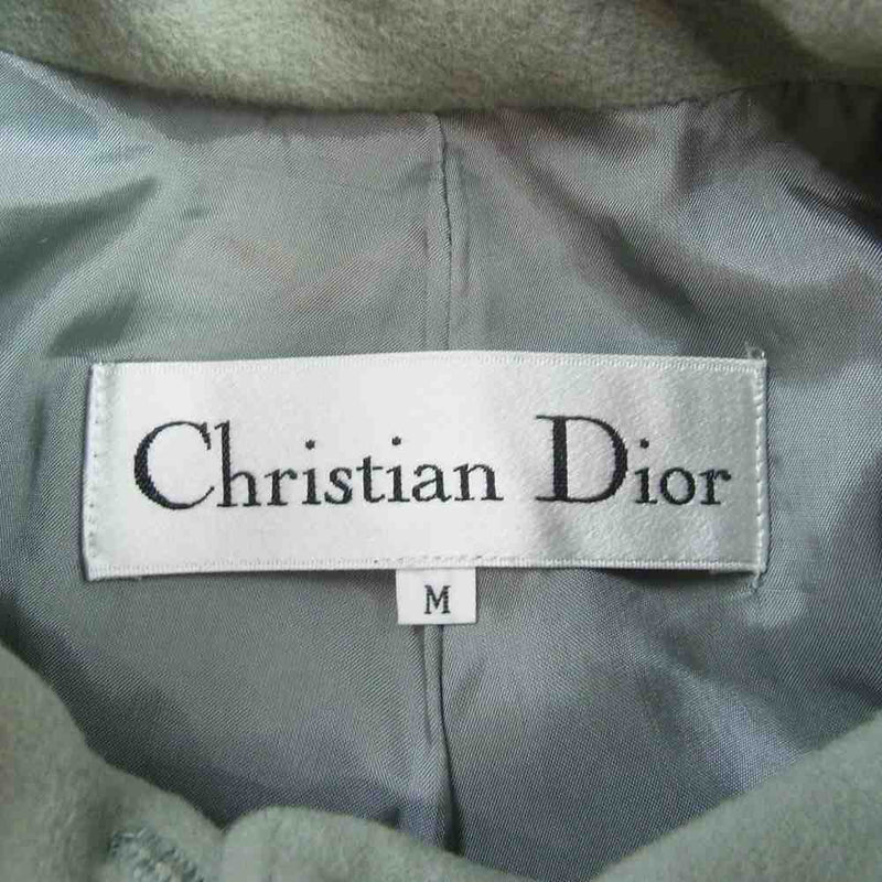 Christian Dior クリスチャンディオール KB3T13190 ウール ステンカラーコート グリーン系 M【中古】