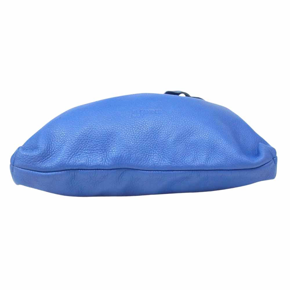 JIL SANDER ジルサンダー NAVY ネイビー レザー トートバッグ ブルー系【中古】