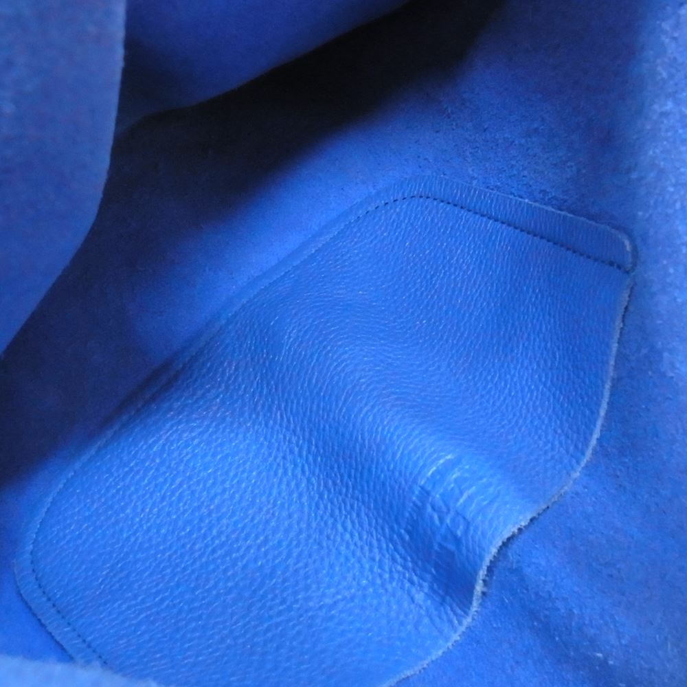 JIL SANDER ジルサンダー NAVY ネイビー レザー トートバッグ ブルー系【中古】