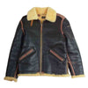 Buzz Rickson's バズリクソンズ BR80112 B-6 ROUGH WEAR ラフウェア 実名復刻 ムートン フライト ジャケット ブラック系 38R【中古】
