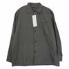 COMOLI コモリ 20AW S03-02005 ヨリ杢 オープンカラー シャツ グレー系 2【中古】