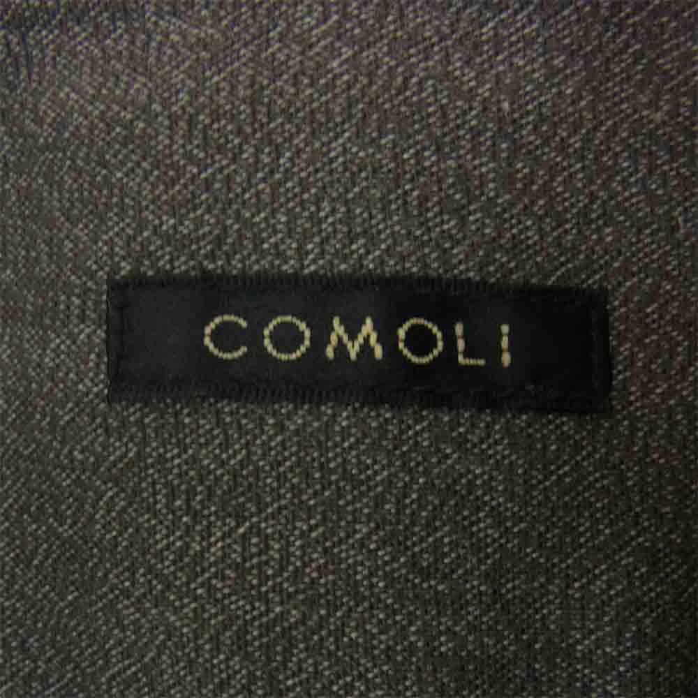 COMOLI コモリ 20AW S03-02005 ヨリ杢 オープンカラー シャツ グレー系 2【中古】