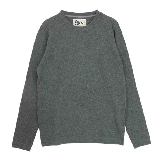 Ron Herman ロンハーマン 8100 カシミヤ100％ クルーネック ニット グレー系 S【中古】