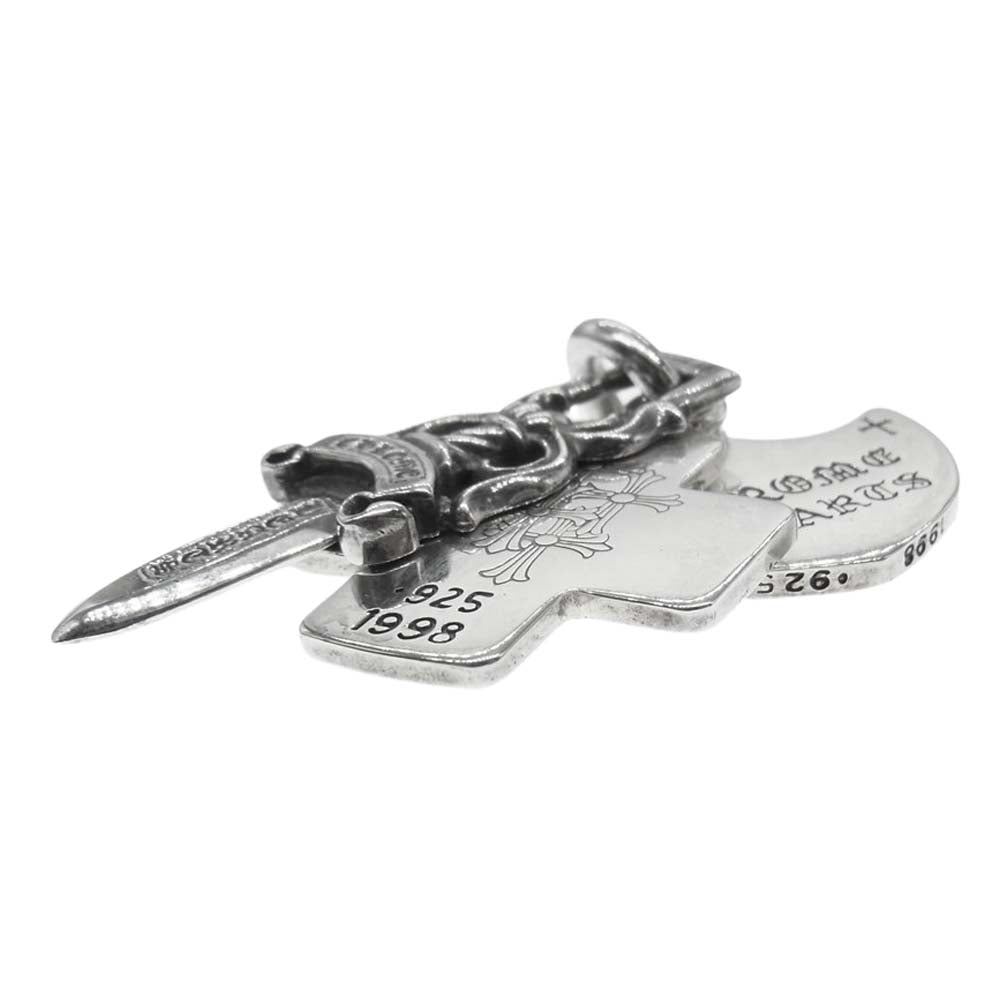 CHROME HEARTS クロムハーツ（原本無） 3TRINKETS OLD スリー トリンケッツ オールド ペンダント シルバー系【中古】