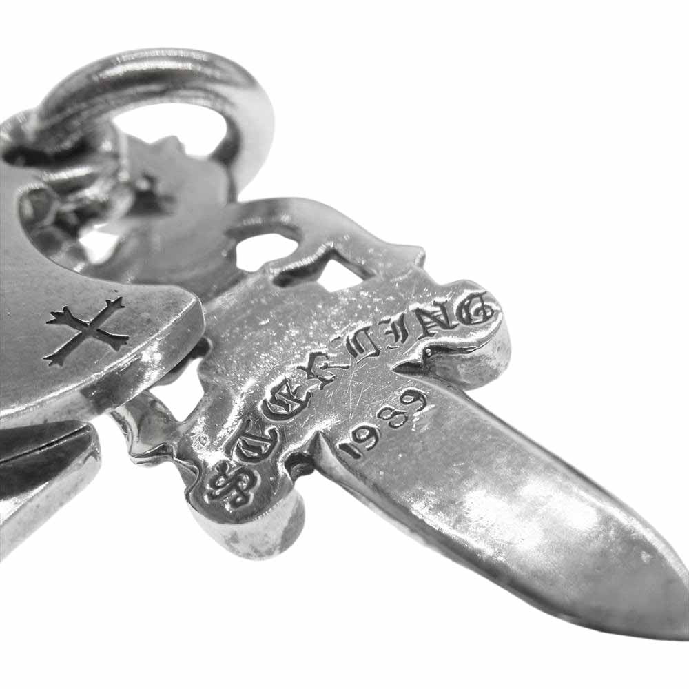 CHROME HEARTS クロムハーツ（原本無） 3TRINKETS OLD スリー トリンケッツ オールド ペンダント シルバー系【中古】