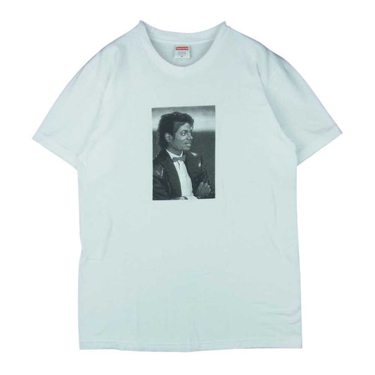 Supreme シュプリーム 17SS Michael Jackson Tee マイケルジャクソン 半袖 Tシャツ コットン アメリカ製 ホワイト系 M【中古】