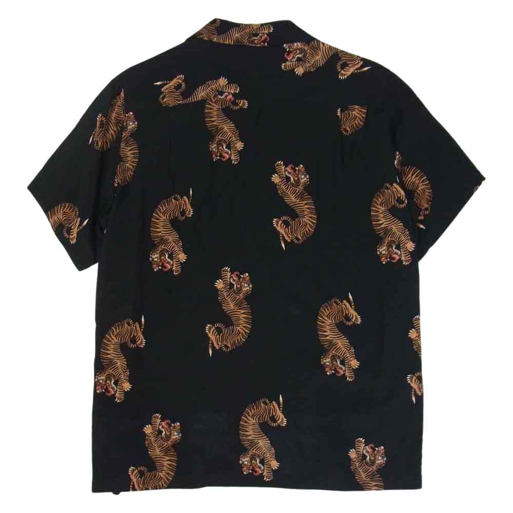 WACKO MARIA ワコマリア 19SS 19SS-WMS-HI28 HAWAIIAN SHIRT S/S (TYPE 18) ハワイアンシャツ 半袖 ブラック系 S【中古】