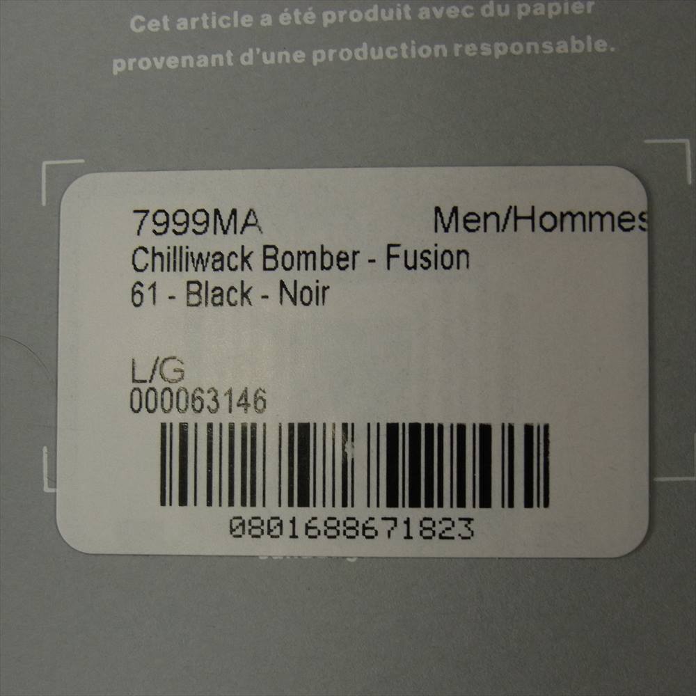 CANADA GOOSE カナダグース 7999MA 国内正規品 サザビーリーグ CHILLIWACK BOMBER FUSION FIT チリワックボンバー ダウン ジャケット ブラック系 L【新古品】【未使用】【中古】