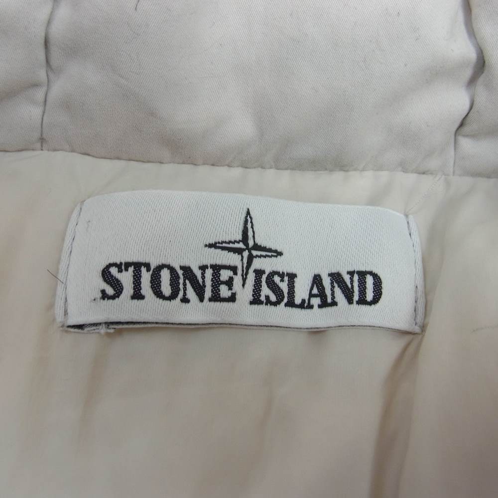 STONE ISLAND ストーンアイランド 651546332-A 国内正規品 袖ロゴワッペン ダウンジャケット オフホワイト系 S【中古】
