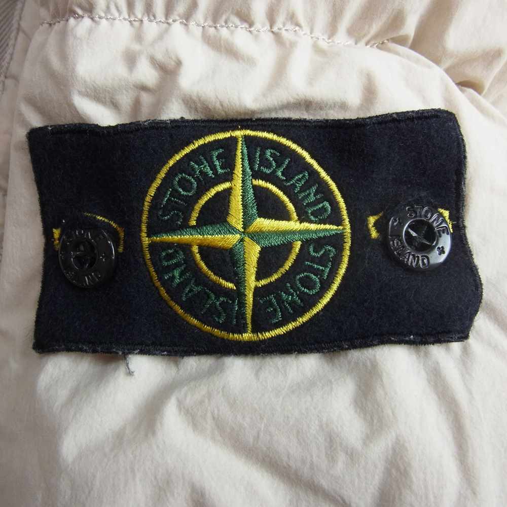 STONE ISLAND ストーンアイランド 651546332-A 国内正規品 袖ロゴワッペン ダウンジャケット オフホワイト系 S【中古】