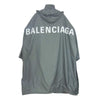 BALENCIAGA バレンシアガ 518184 TXD14 Opera Raincoat バックロゴ オペラ レインコート グレー系 34【極上美品】【中古】