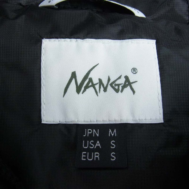 NANGA ナンガ F000004 オーロラ ライト ダウンジャケット ブラック系 M【美品】【中古】