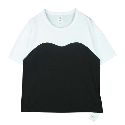 VISVIM ビズビム 19AW 0319205010003 WMV SWITCH JUMBO TEE ジャンボ 半袖 Tシャツ ホワイト系 ブラック系【中古】
