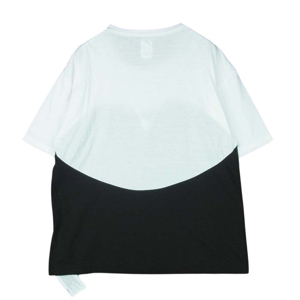VISVIM ビズビム 19AW 0319205010003 WMV SWITCH JUMBO TEE ジャンボ 半袖 Tシャツ ホワイト系 ブラック系【中古】