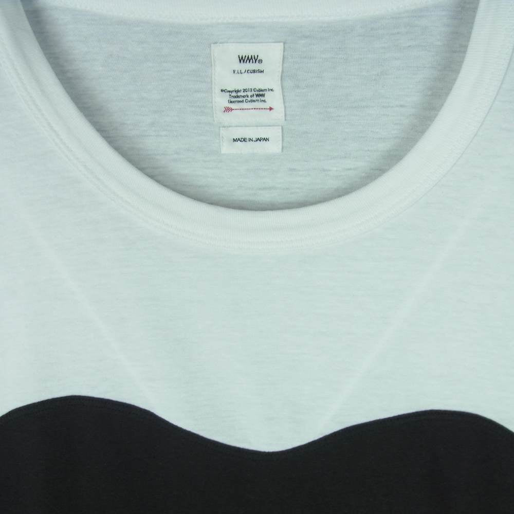 VISVIM ビズビム 19AW 0319205010003 WMV SWITCH JUMBO TEE ジャンボ 半袖 Tシャツ ホワイト系 ブラック系【中古】