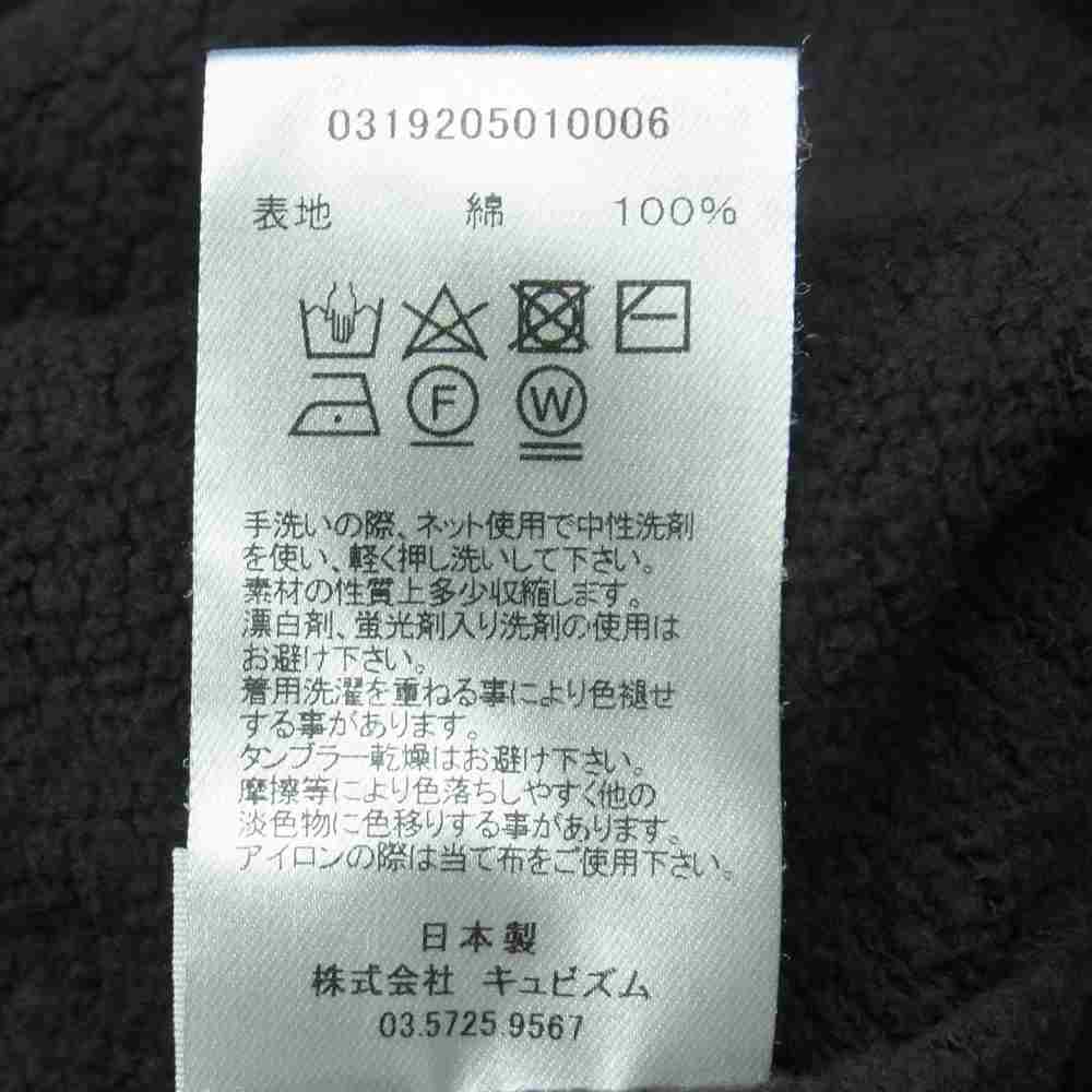 VISVIM ビズビム 19AW 0319205010006 WMV AMPLUS HOODIE アンプラス スウェット プルオーバー パーカー 黒に近いダークグレー系【中古】